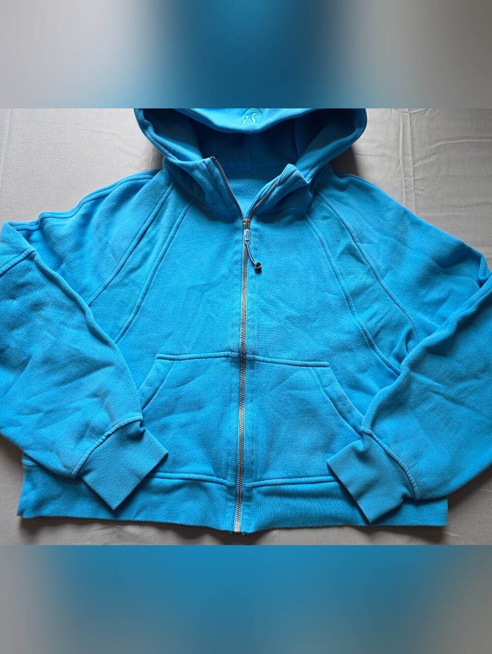 Lululemon Scuba Oversized Full Zip Kayak blue RARE size M/L